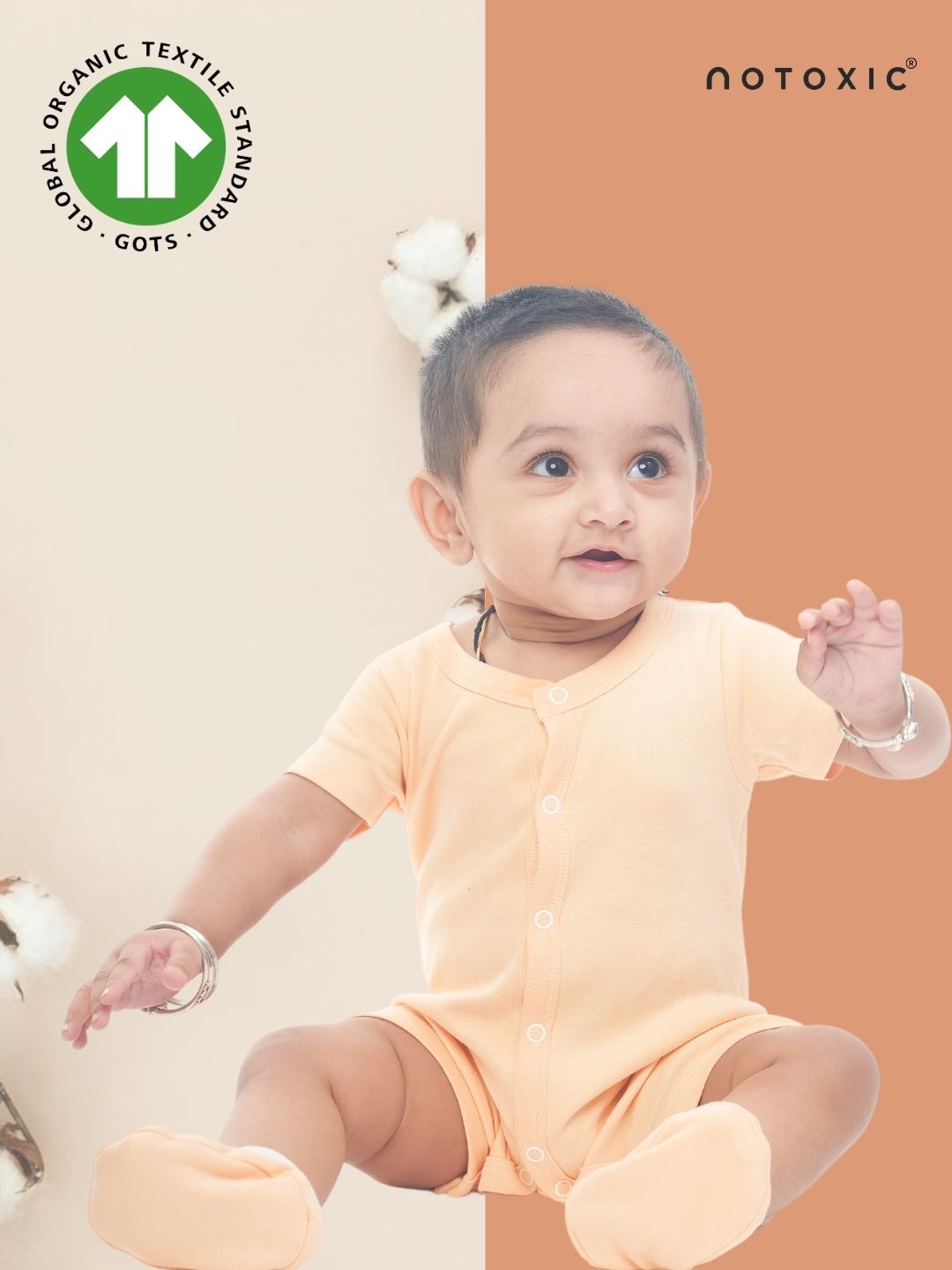 Starfish OneSea Organic Button down Shorts Romper