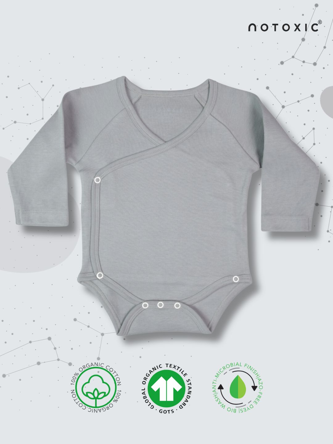 Cosmos OneSea Organic Kimono Bodysuit Full Sleeve