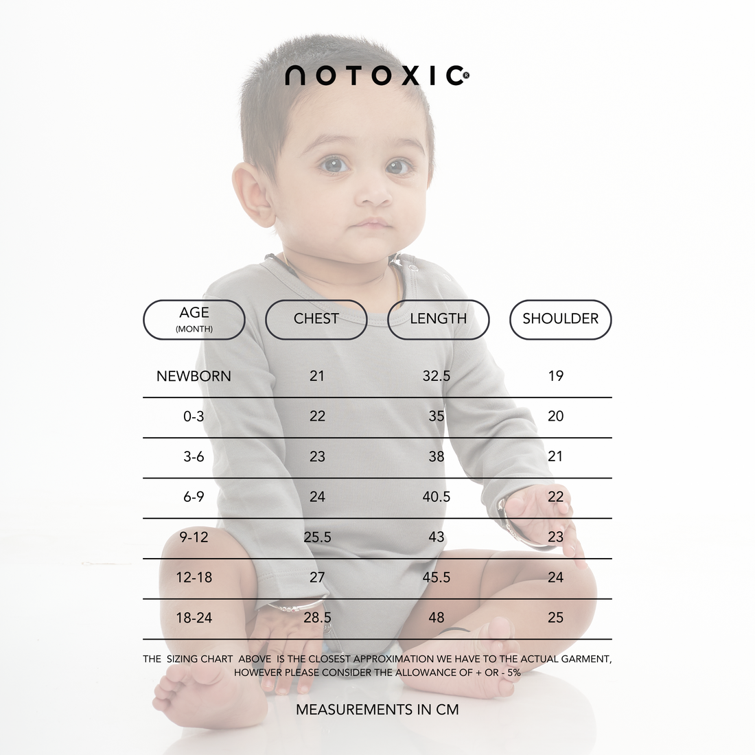 OneSea Organic Bodysuit Full Sleeve - Coconut Milk