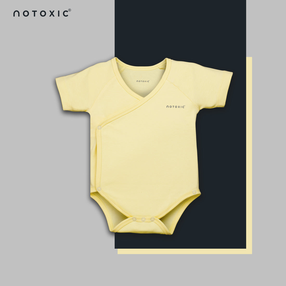 Sand OneSea Organic Kimono Bodysuit Half Sleeve