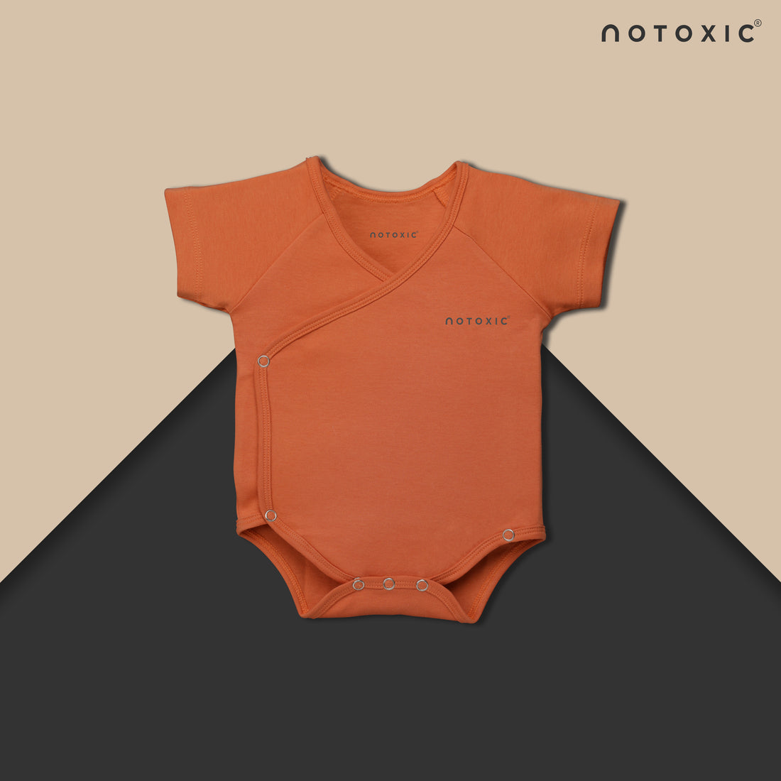 Coral OneSea Organic Kimono Bodysuit Half Sleeve