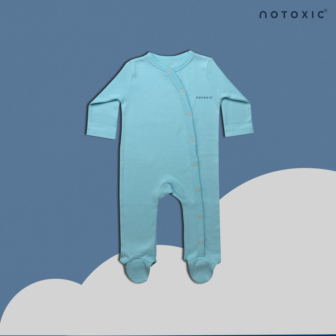 Water OneSea Organic Kimono Footed Romper