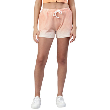 Dye Orange Thigh Shorts