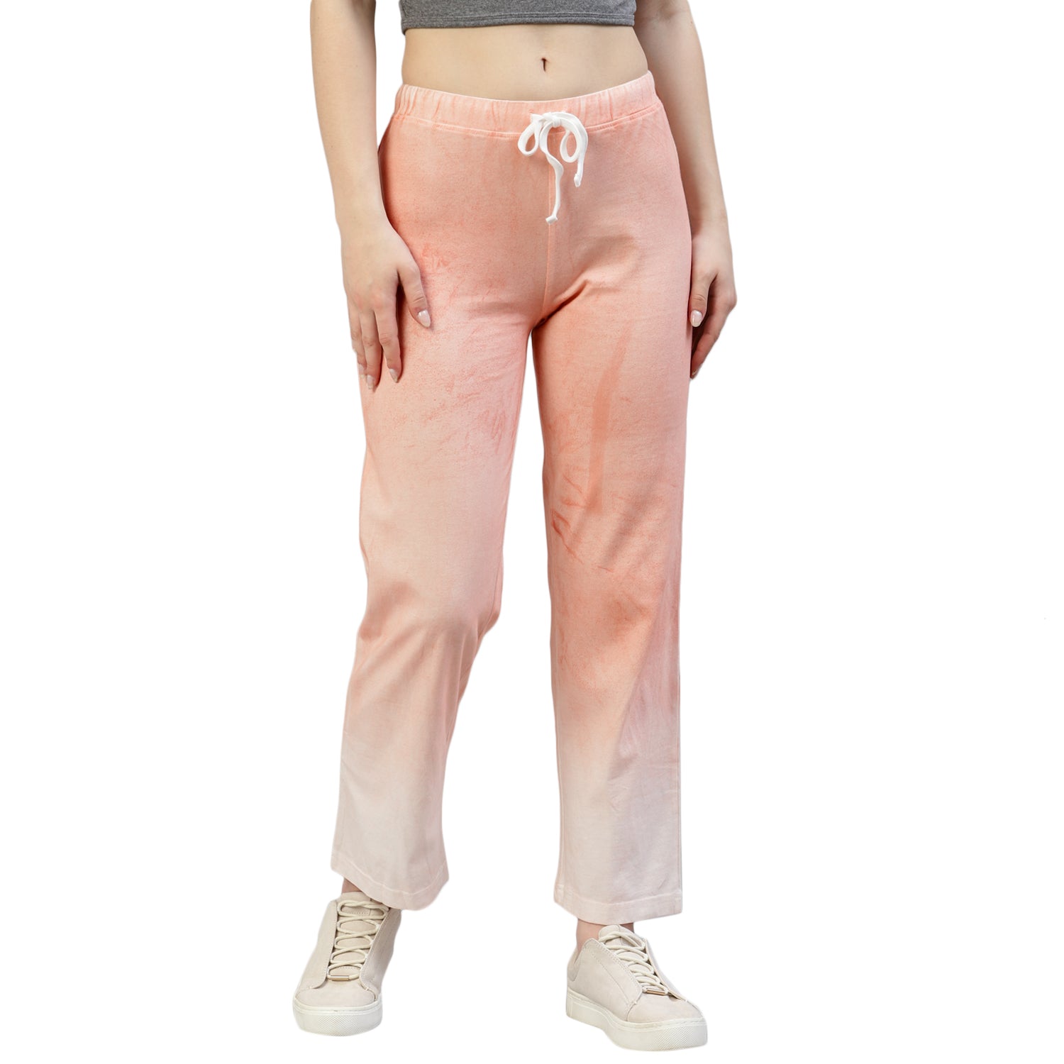 Dye Orange Wide Leg Pant