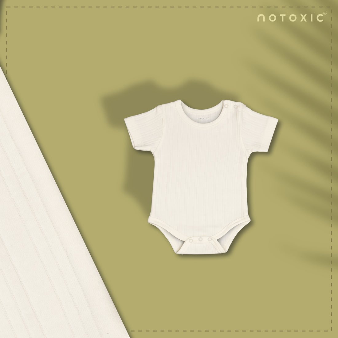 Coconut Milk OneSea Organic Bodysuit Half Sleeve